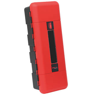 Image of Firechief 106-1002 Single Extinguisher Cabinet 12kg 335mm x 240mm x 865mm Red / Black 