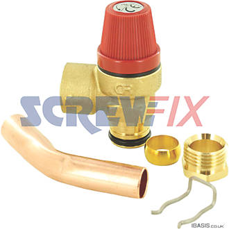 Image of Baxi 720481601 Safety Pressure Relief Valve & Pipe 