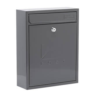 Image of Burg-Wachter Compact Post Box Black Powder-Coated 