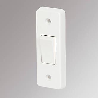 Image of Crabtree Capital 10A 1-Gang 2-Way Light Switch White 