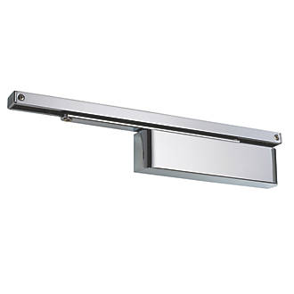 Image of Rutland TS.11205 Cam-Action Fire Rated Overhead Door Closer Polished Chrome 