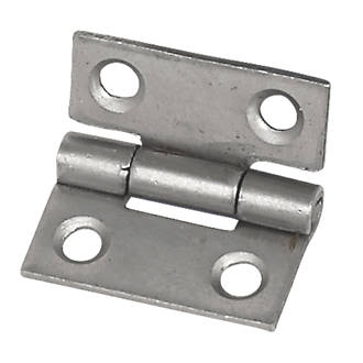 Image of Eclipse Steel Fixed Pin Hinges 25 x 22mm 2 Pack 