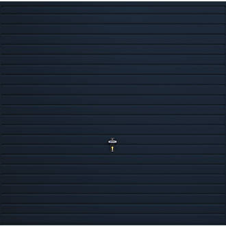 Image of Gliderol Horizontal 7' x 7' Non-Insulated Frameless Steel Up & Over Garage Door Steel Blue 