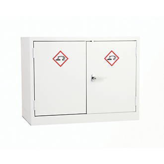 Image of 1-Shelf Acid Cabinet White 915mm x 457mm x 711mm 