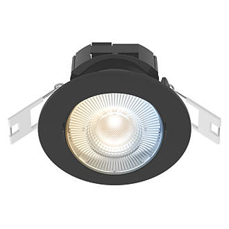 Image of Calex SMD 220-240V 2700-6500K Adjustable Tilting Head LED Smart Downlight With Variable White Light Black 4.9W 345lm 