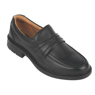 Image of City Knights Slip-On Safety Shoes Black Size 9 