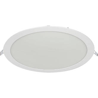 Image of Luceco ECO Circular Fixed LED Low Profile Slimline Downlight White 24W 2040lm 