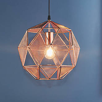 Image of Quay Design Atlas Ceiling Pendant Copper 