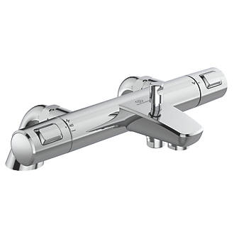 Image of Ideal Standard Ceratherm T25 Exposed Thermostatic Bath Shower Mixer Valve Fixed Chrome 