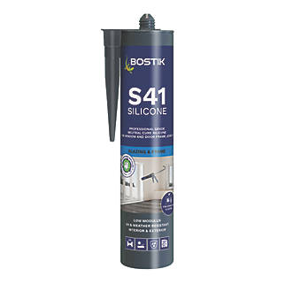Image of Bostik Window & Door Frame Silicone Sealant Clear 310ml 