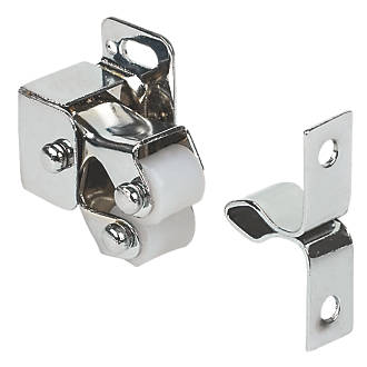 Image of Roller Cabinet Catches Zinc-Plated 32mm x 25mm 10 Pack 
