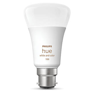 Image of Philips Hue BC A19 RGB & White LED Smart Light Bulb 9.5W 342lm 