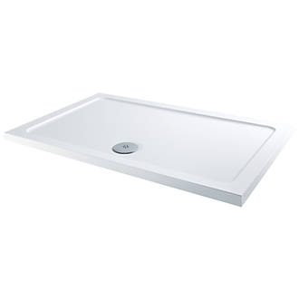 Image of Rectangular Shower Tray White 900mm x 800mm x 40mm 