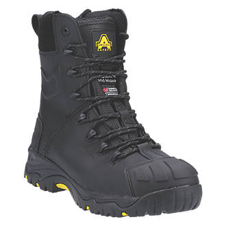 Image of Amblers FS999 Metal Free Safety Boots Black Size 7 