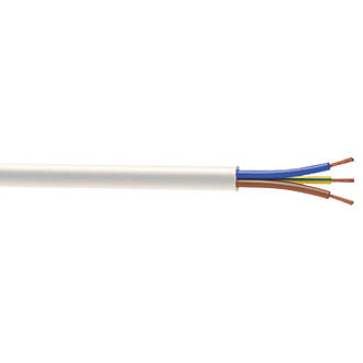 Image of Time 3183TQ White 3-Core 1.5mmÂ² Flexible Cable 5m Coil 
