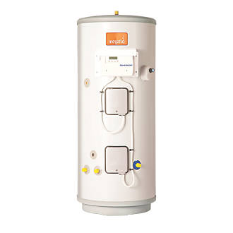 Image of Heatrae Sadia Megaflo Eco Solar PV Ready Indirect Unvented Hot Water Cylinder 210Ltr 2 x 3kW 