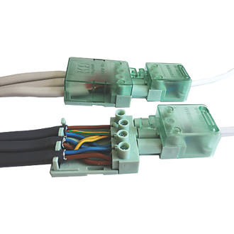 Image of Greenbrook 20A 3-Way Lighting Connector 2 Pack 