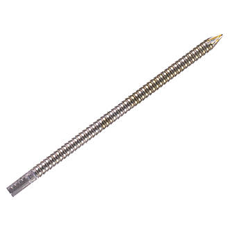 Image of Milwaukee Bright 34Â° D-Head Ring Shank Collated Nails 2.8mm x 63mm 2200 Pack 