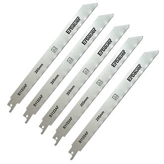 Image of Erbauer SRP92825-5pc S1122AF Multi-Material Reciprocating Saw Blades 205mm 5 Pack 