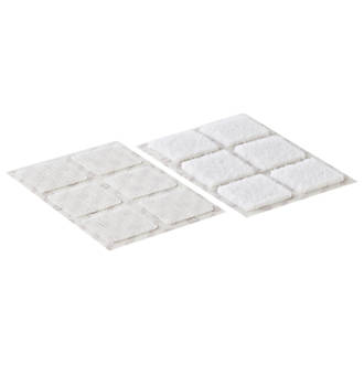 Image of Velcro Brand White Stick-On Squares 24 Pack 