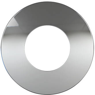 Image of Luceco FType Fire Rated Downlight Bezel Brushed Steel 