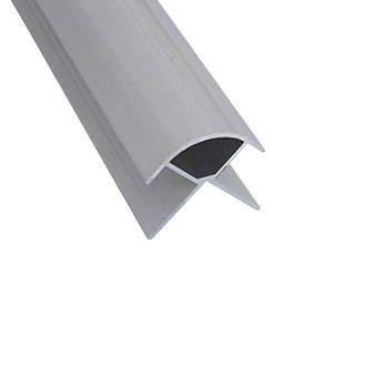Image of Splashwall External Corner White 2420mm x 11mm 