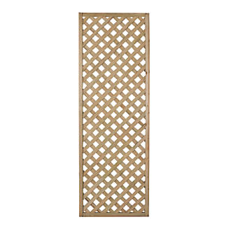 Image of Forest Rosemore Softwood Rectangular Trellis 2' x 6' 3 Pack 