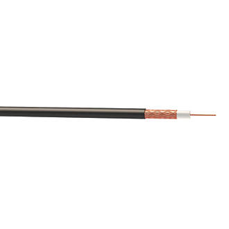 Image of Time GT100 Black 1-Core Round Coaxial Cable 100m Drum 