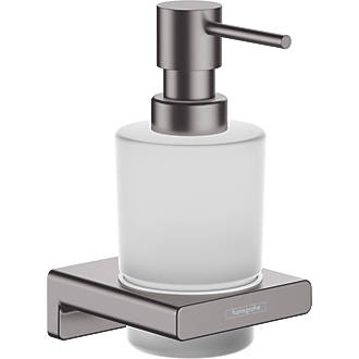 Image of Hansgrohe AddStoris Liquid Soap Dispenser Brushed Black Chrome 200ml 