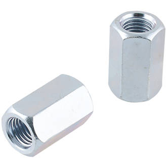 Image of Easyfix Carbon Steel Threaded Rod Connecting Nuts M20 10 Pack 