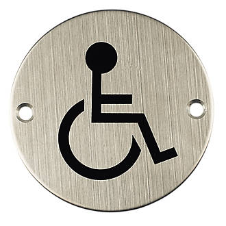 Image of Disabled Toilet Sign 76mm 