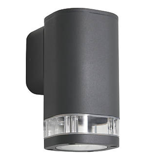 Image of Zinc EOS Outdoor Up or Down Wall Light Anthracite 