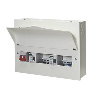 Image of Crabtree Starbreaker 15-Module 9-Way Part-Populated High Integrity Dual RCD Consumer Unit 