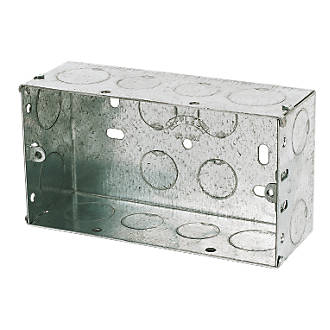 Image of Appleby Galvanised Steel Knockout Boxes 2G 47mm 
