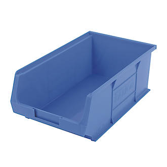 Image of TC4 Semi-Open-Fronted Storage Bins Blue 10 Pack 