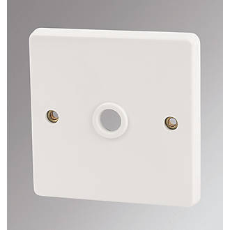 Image of Crabtree Capital 20A Unswitched Flex Outlet Plate White 