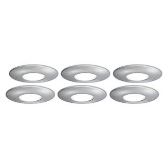 Image of 4lite Fixed Fire Rated LED Smart Downlight Chrome 5W 440lm 6 Pack 