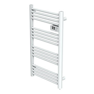 Image of Electric Pre-Filled Towel Radiator 980mm x 550mm White 800BTU 
