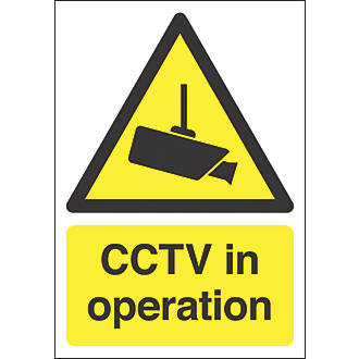 Image of "CCTV in Operation" Sign 420mm x 297mm 