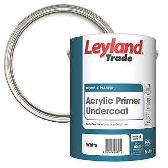Image of Leyland Trade Acrylic Primer Undercoat 5Ltr 