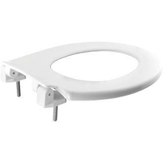 Image of Bemis Kensey Standard Closing Toilet Seat Thermoplastic White 