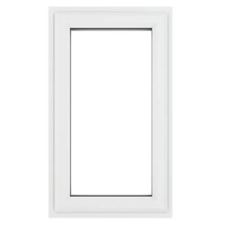 Image of Crystal Left-Hand Opening Clear Double-Glazed Casement White uPVC Window 610mm x 1190mm 