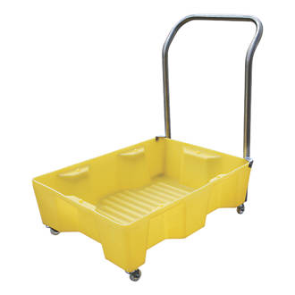 Image of ST66WHBASE 66Ltr Spill Tray on Wheels 608mm x 933mm x 983mm 