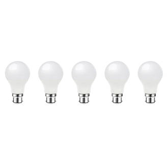 Image of LAP BC A60 LED Light Bulb 806lm 7.3W 5 Pack 