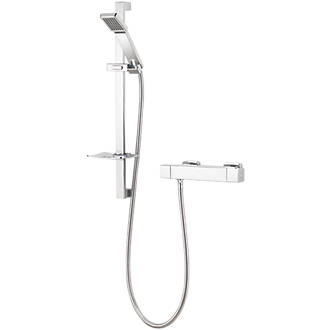 Image of Aqualisa Sierra Rear-Fed Exposed Chrome Thermostatic Mixer Shower 