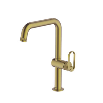 Image of Clearwater Juno Monobloc Tap Brushed Brass PVD 