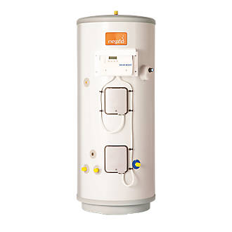 Image of Heatrae Sadia Megaflo Eco Solar PV Ready Indirect Unvented Hot Water Cylinder 300Ltr 2 x 3kW 