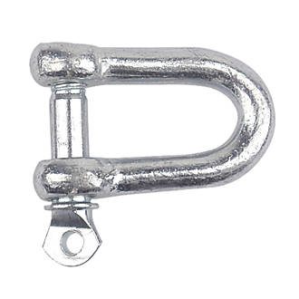 Image of Diall M8 D-Shackles Zinc-Plated 10 Pack 