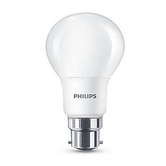 Image of Philips BC A60 LED Light Bulb 470lm 4.9W 6 Pack 