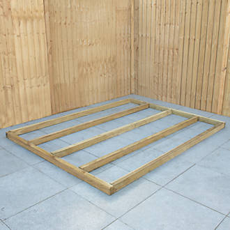 Image of Forest 6' x 8' Timber Shed Base 